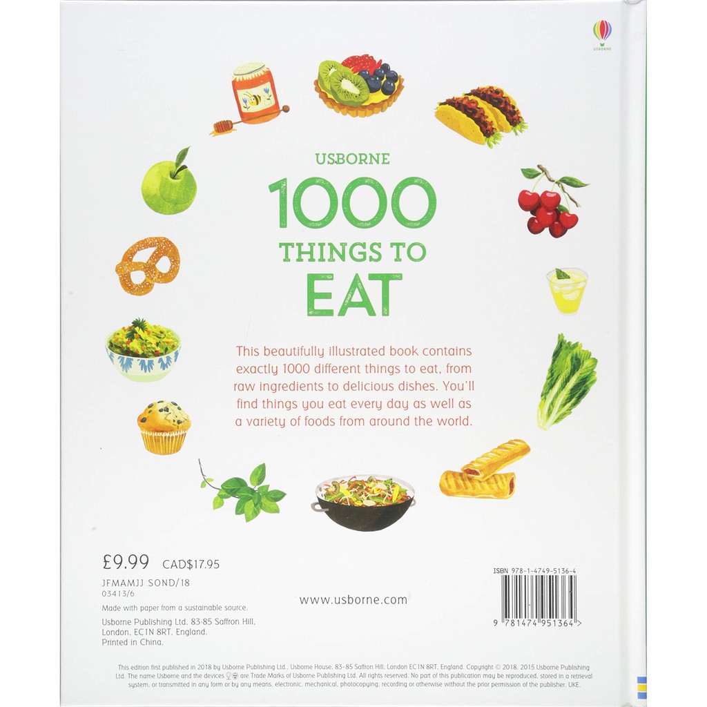 Sách - 1000 Things To Eat | BigBuy360 - bigbuy360.vn