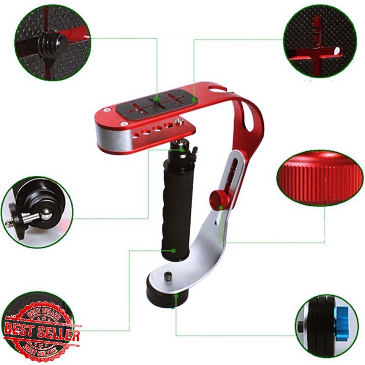 Tay Quay Phim Chống Rung Cho Điện Thoại Và Máy Ảnh SLR GOPRO | BigBuy360 - bigbuy360.vn