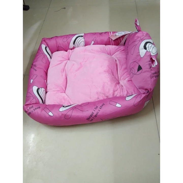 Nệm ngủ cho thú cưng, ô nệm hình chữ nhật xinh xắn