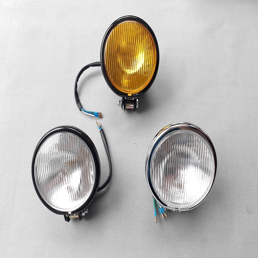 Đèn pha xe máy Rebel đèn pha độ classic Cafe Racer Tracker Win 67 Dream Cub và các loại xe