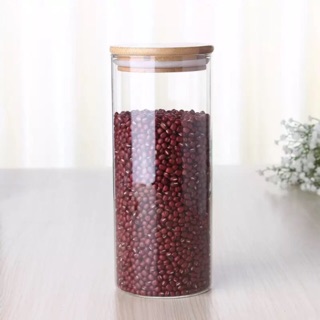 Lọ Thủy Tinh Nắp Gỗ Tre 1000ml
