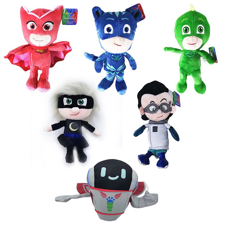 Búp Bê Nhồi Bông PJ Masks Catboy Gekko Luna Girl Owlette Romeo