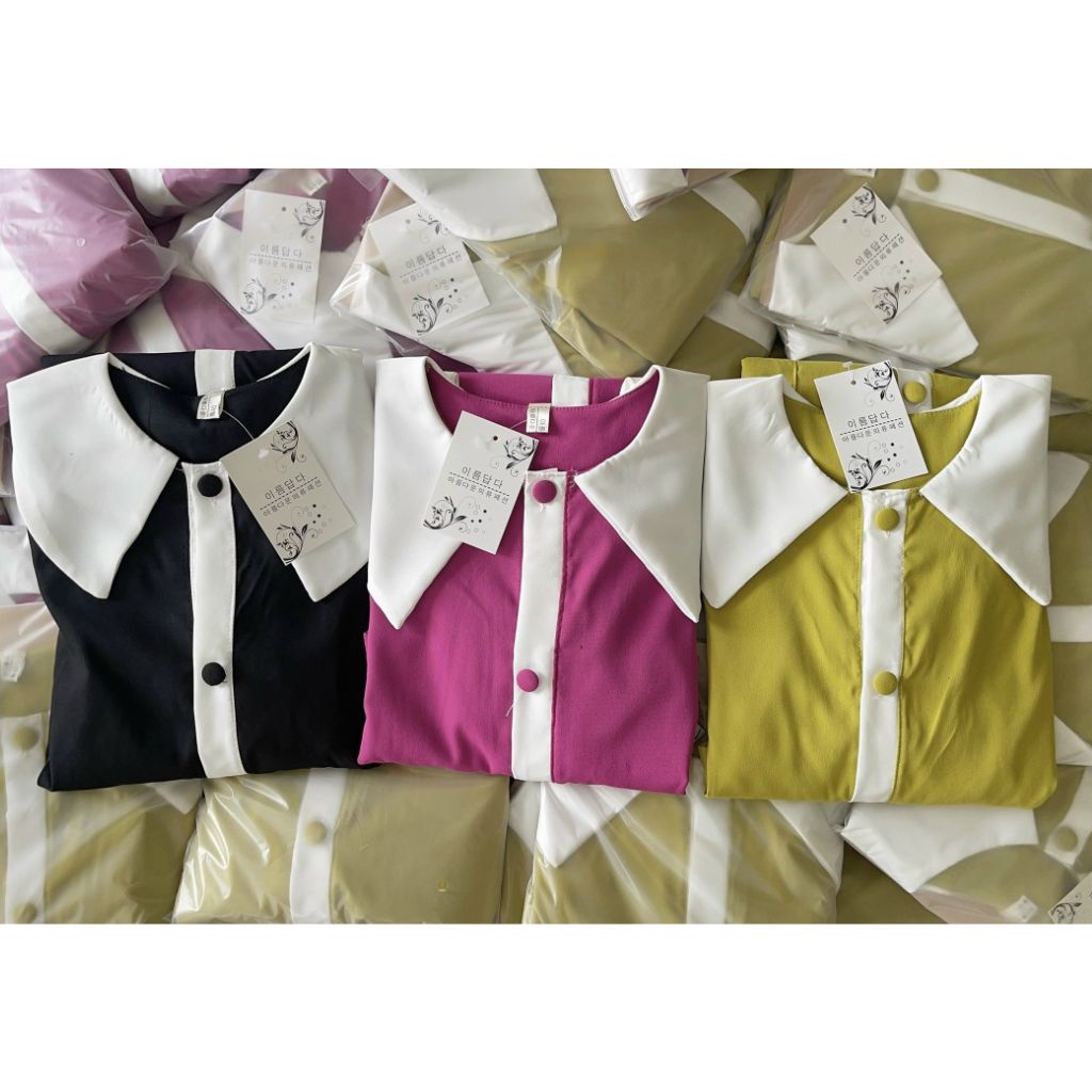 Đầm Bầu Váy Bầu Công Sở Lịch Sự Mùa Hè Đi Làm Đi Chơi Cổ Bèo M592 Mom and Baby