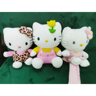 THANH LÝ SET GẤU BÔNG HELLO KITTY 2 BÉ TẶNG 1 BÉ-HÀNG NHẬT