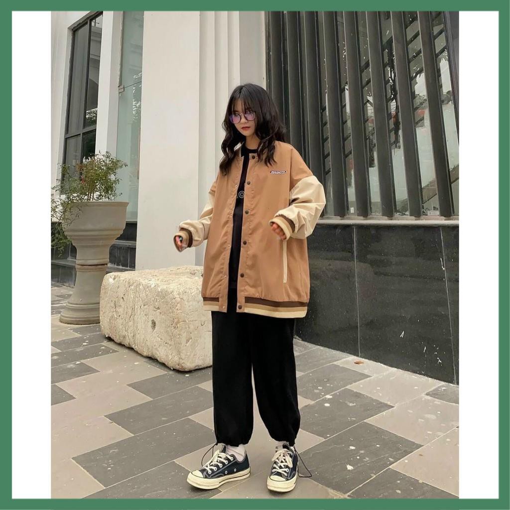 [ Mã FAMAYWA giảm 10K đơn 50K] Áo Khoác Dù Bomber Bóng Chày Thêu Wasnotp Nam Nữ Unisex - La mode | BigBuy360 - bigbuy360.vn