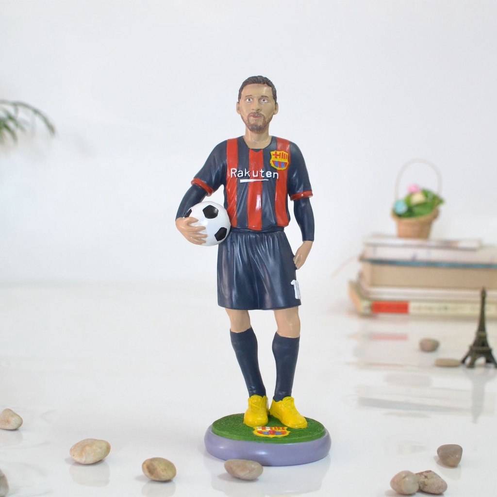 Mới Mô Hình Cầu Thủ Bóng Đá LEO MESSI Cristiano Ronaldo Trang Trí Bàn Làm Việc