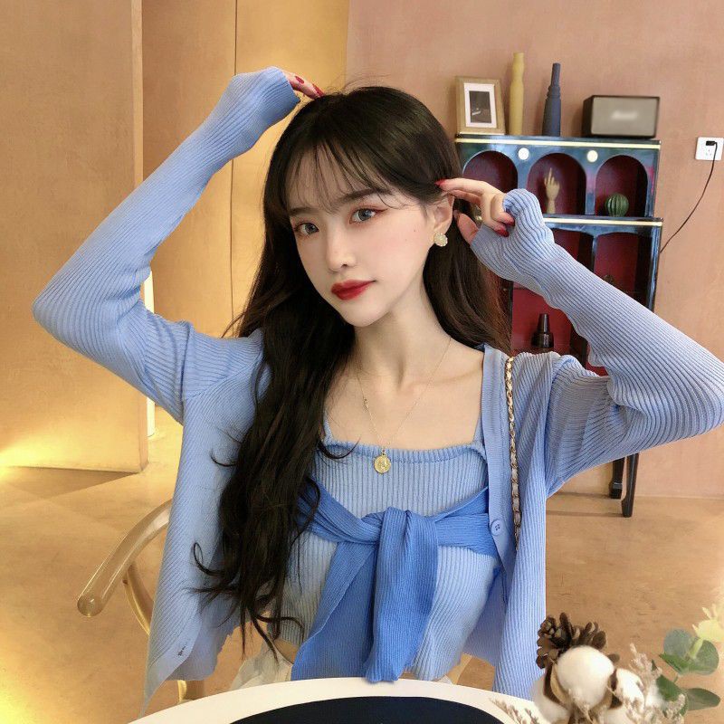 Áo hai dây mỏng thời trang cho nữ
