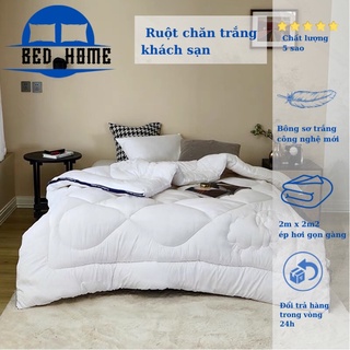 Chăn phao siêu nhẹ siêu ấm Bed Home loại trắng ruột bông gòn kháng khuẩn