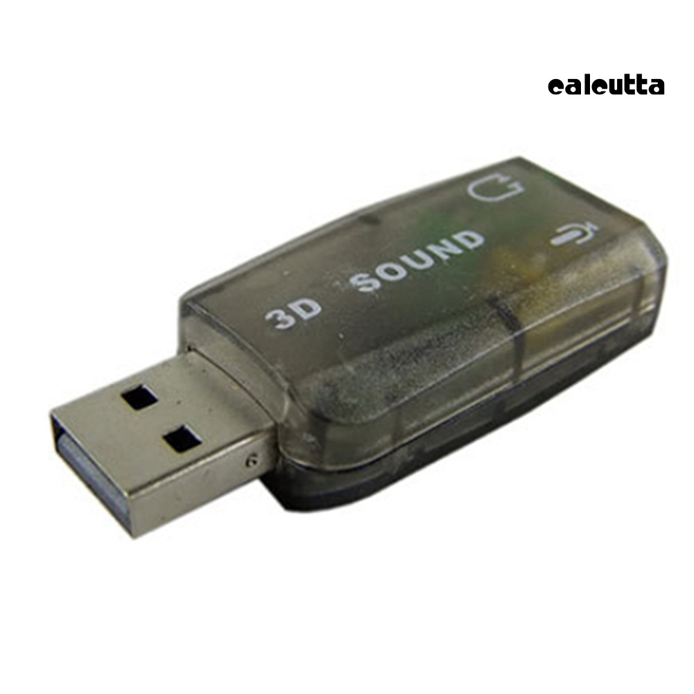 Bộ Chuyển Đổi Âm Thanh 5.1 Kênh Usb Sang 3.5mm Cho Pc 3d