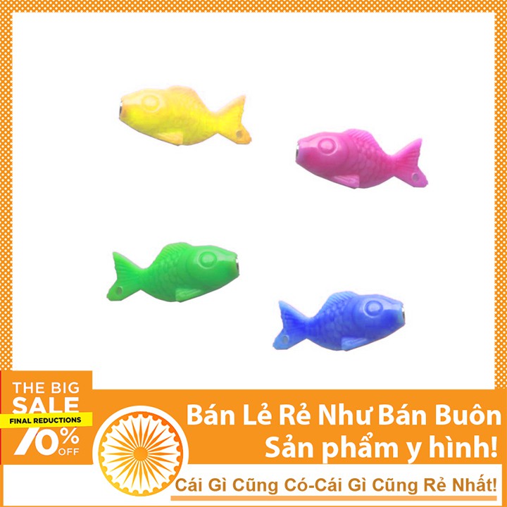 Nam Châm Câu Cá Nhựa ( Màu Hồng ) (Màu Vàng )