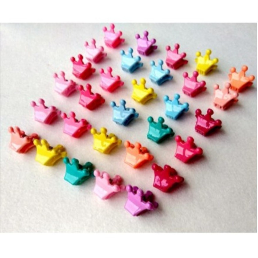 Set Kẹp Tóc Hoa Nhí Nhiều Màu Xinh Xắn
