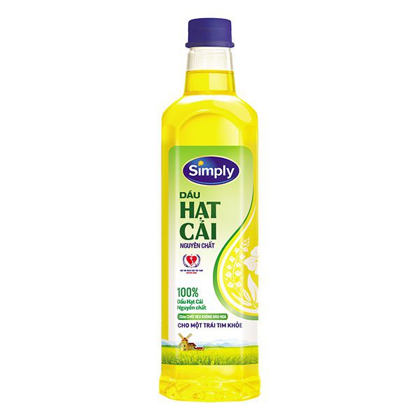 Dầu Hạt Cải nguyên chất Simply 1L