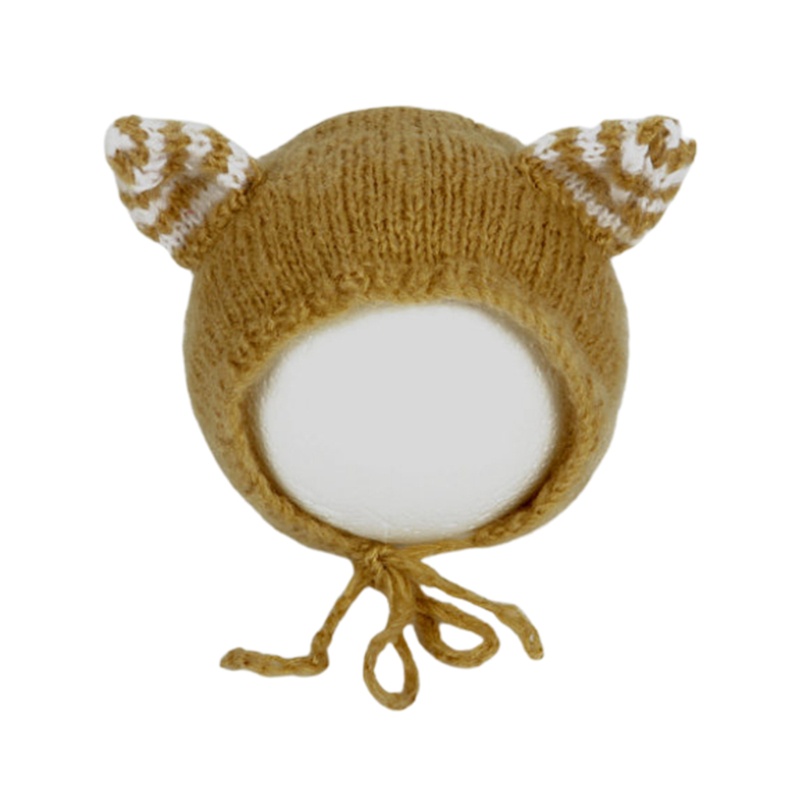 Mũ Đan Len Họa Tiết Hoạt Hình Dùng Làm Đạo Cụ Chụp Ảnh Cho Bé Sơ Sinh