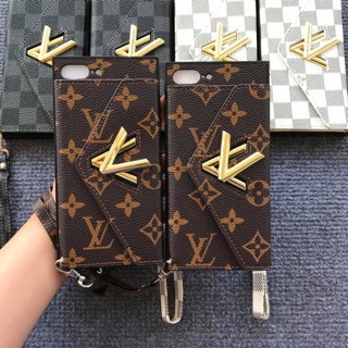 ỐP LƯNG VÍ #LV KÈM GƯƠNG dành cho iPhone từ 6plus - Xs max
