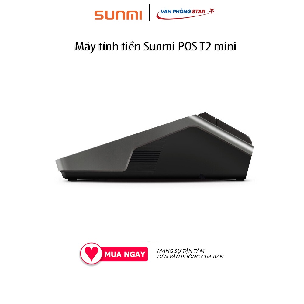 Máy POS T2 Mini - L1320 tích hợp máy in nhiệt hỗ trợ thanh toán qua nhiều hình thức RAM 1GB + ROM 8GB