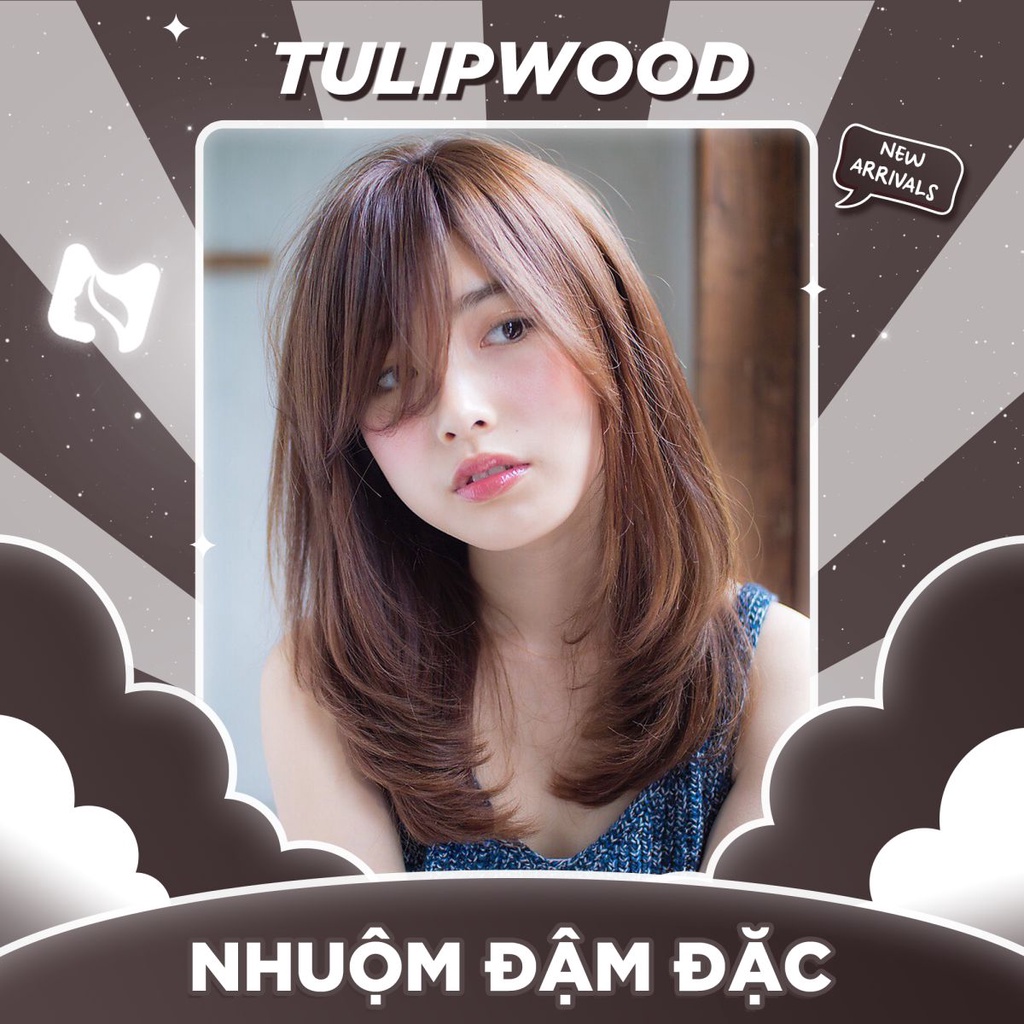 Thuốc Nhuộm Tóc Đậm Đặc Màu TULLIPWOOD (Uất Kim Cương) - Trend 2022 - Minzihair HCM