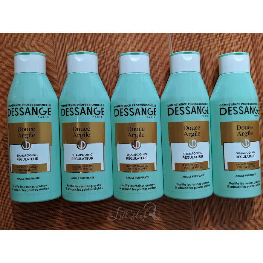[Mẫu mới nhất] Dầu gội DESSANGE màu xanh cho tóc dầu, tóc bết