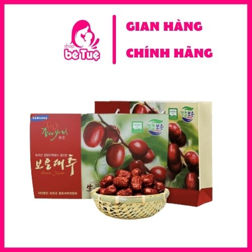 Táo Đỏ Khô Hàn Quốc Boeun Jujube