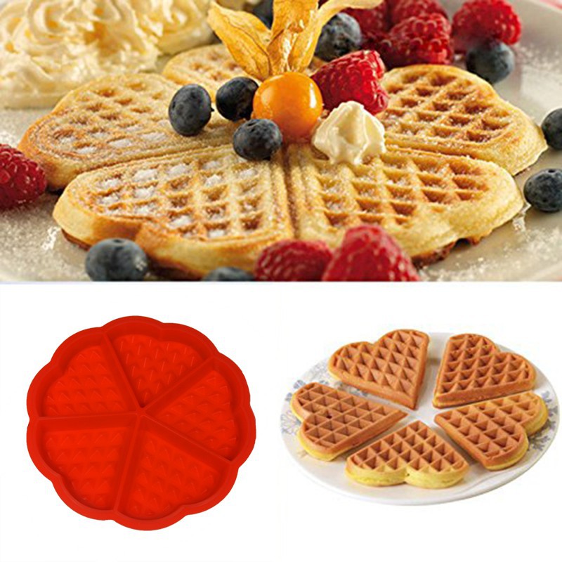 Khuôn làm bánh nướng bằng silicon Walfos Waffle