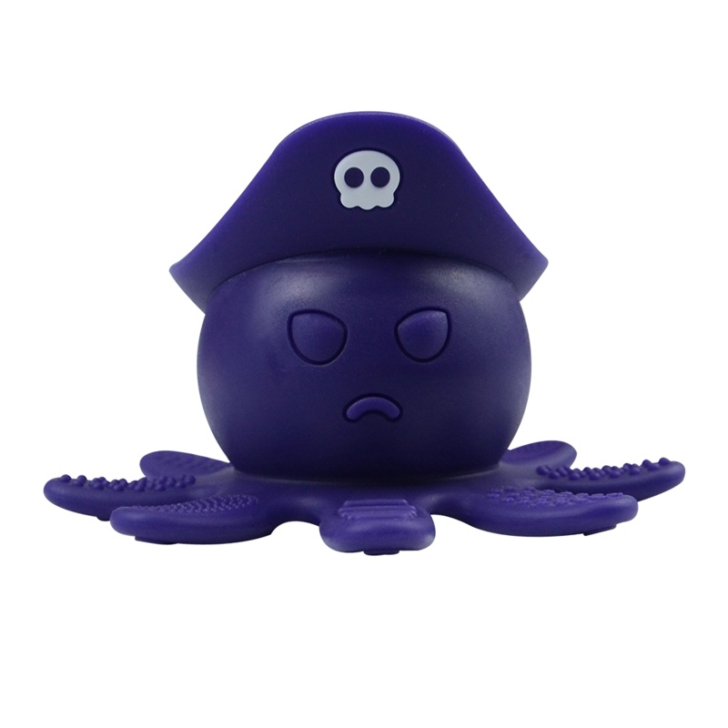 Đồ Chơi Ngậm Nướu Hình Bạch Tuộc Bằng Silicone Giúp Giảm Căng Thẳng Dành Cho Bé