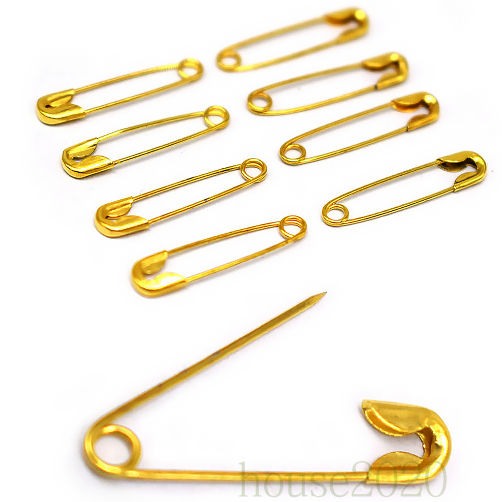 100 Ghim Cài Áo Bằng Kim Loại Mạ Vàng Thời Trang 2020