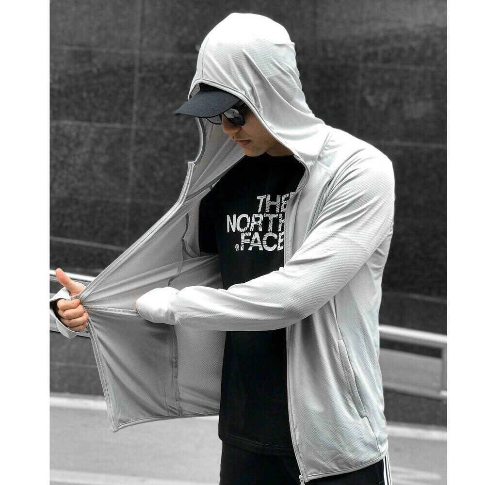 Áo chống nắng nam chất vải thông hơi có mũ.Thoáng mát chống tia UV cực tốt | BigBuy360 - bigbuy360.vn