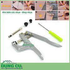 Kìm bấm cúc , kìm dập cúc nhựa +TẶNG 1 BỘ CÚC