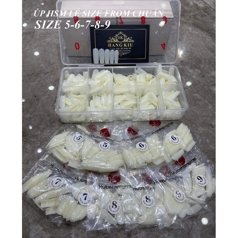 [Hàng Chính Hãng] Móng HSM Lẻ size 5-6-7-8-9