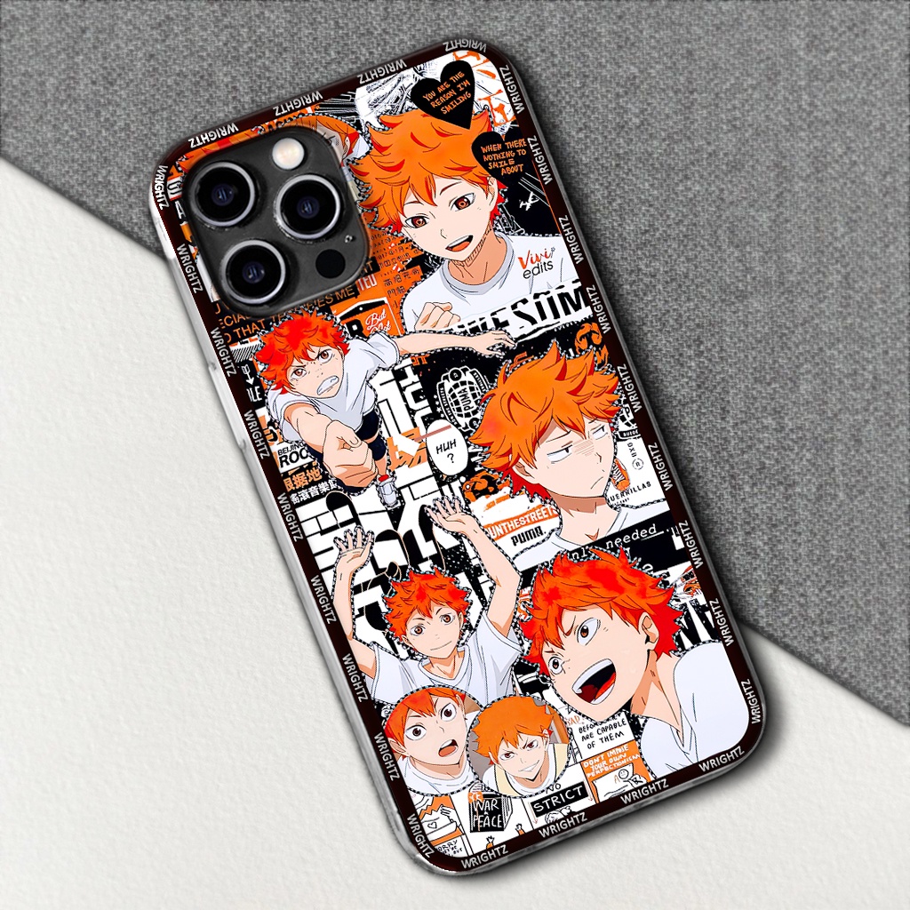 Ốp lưng iphone anime Haikyuu Hinata Shoyo Kageyama Tobio phụ kiện ốp điện thoại trang trí thời trang
