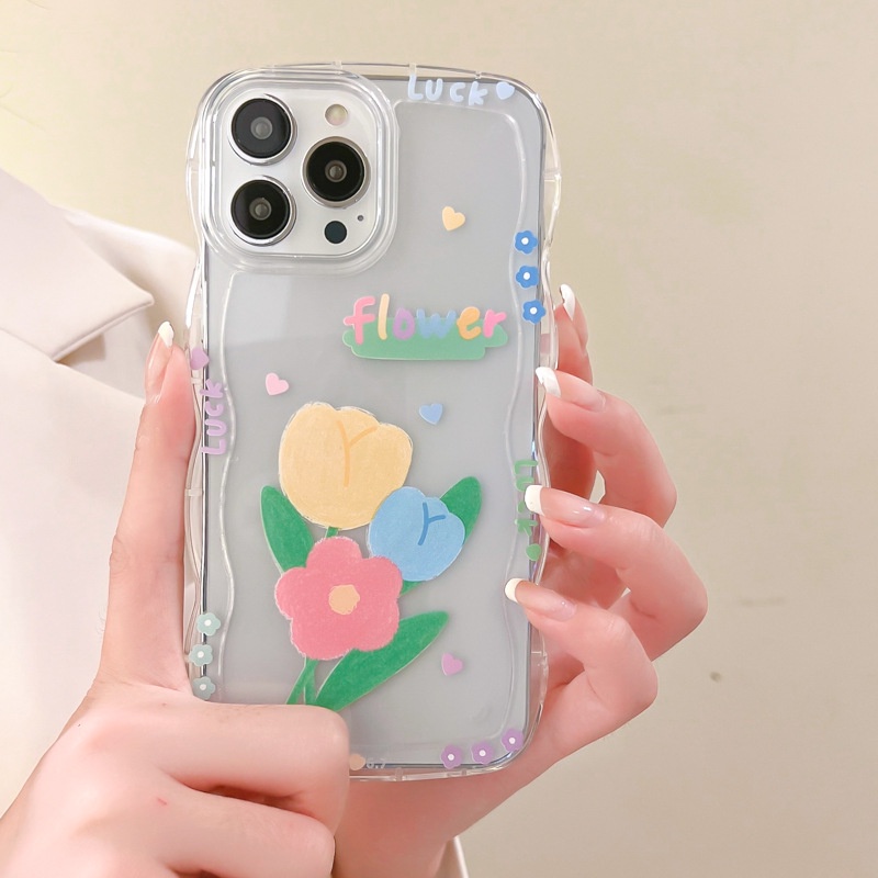 Ốp Điện Thoại Nhựa Acrylic Phối Ren Kiểu Nhật Hàn Dễ Thương Cho Iphone 13 11 12Promax xs 8