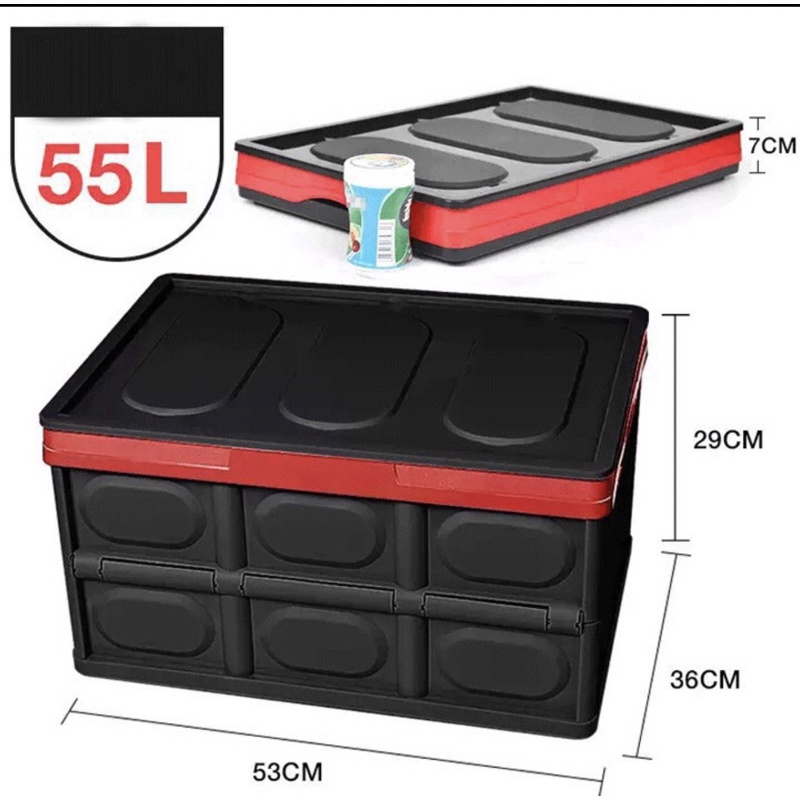 Hộp đựng đồ để cốp xe ô tô có thể gấp gọn dung tích 56 lít và 30 lít