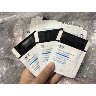 Combo 5 gói kem dưỡng da Belif The True Cream Aqua Bomb 3ml