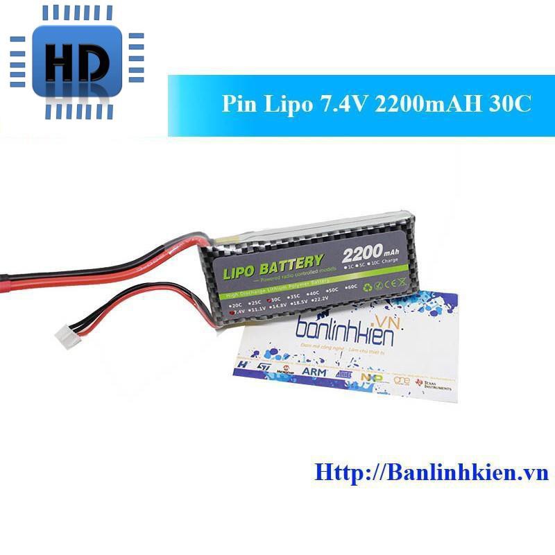 [HD] Pin Lipo 7.4V 2200mAH 30C zin HD1