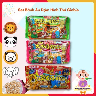 Set bánh ăn dặm hình thú Ginbis - nội địa Nhật Bản ( Siếu giảm giá )