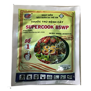 SUPER COOK gói 100 gram – THUỐC DIỆT NẤM TẢO, DIỆT KHUẨN, RỬA VƯỜN VÀ TẨY SẠCH RONG RÊU