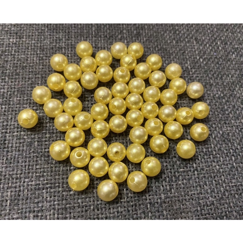 Hạt ngọc trai giả 100gr loại 6mm,8mm,10mm vật liệu làm hoa trang trí