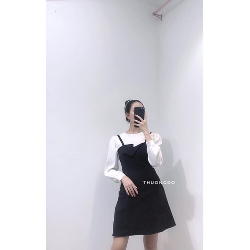 Set váy áo sơ mi nữ 2in1 hàng thiết kế chất đẹp Đầm công sở nữ