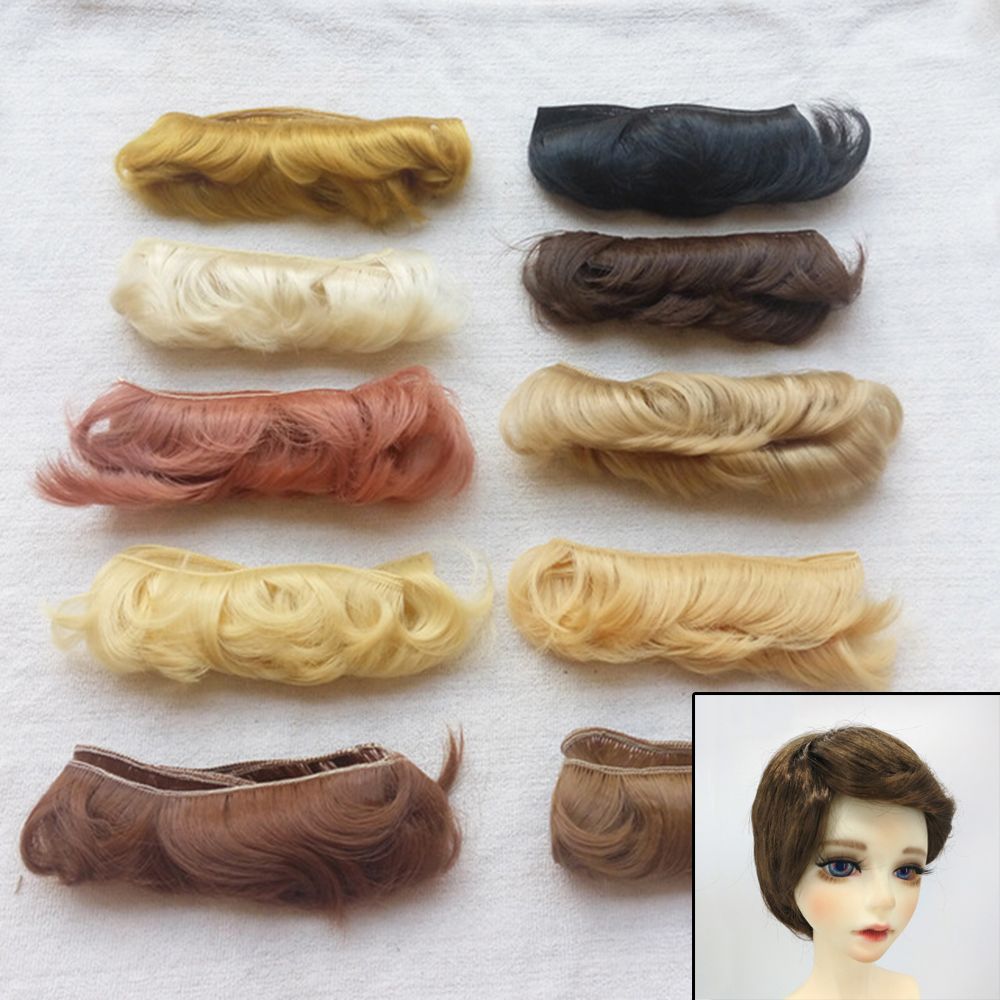 Tóc giả ngắn 5cm xinh xắn dành cho búp bê tỉ lệ 1/ 6 1/ 4 1/ 3