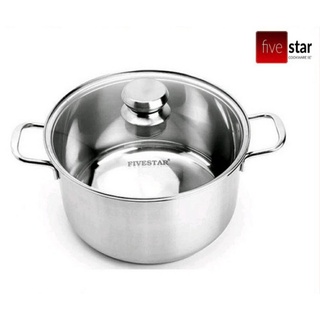 Nồi inox 430 Fivestar Standard bếp từ - 3 đáy(20cm )