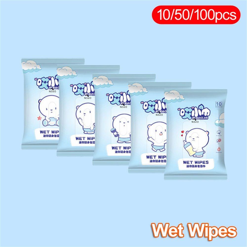 Set 10 / 50 / 100 Bông Tăm Vệ Sinh Dùng Một Lần Không Gây Dị Ứng Cho Bé