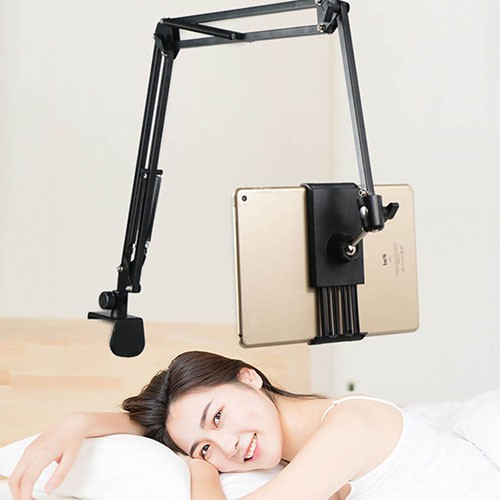 Kẹp Điện Thoại, Ipad Xoay 360 Độ, Có Thể Điều Chỉnh Được Chiều Cao | BigBuy360 - bigbuy360.vn
