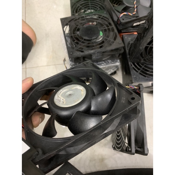 Quạt tháo máy chủ Dc 12v vuông 12cm dày 2cm