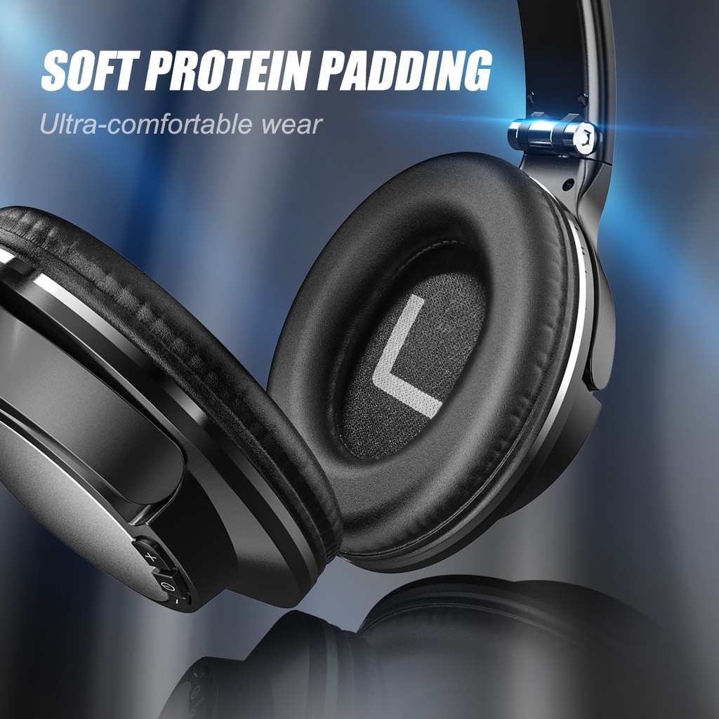 ZNT Tai nghe chụp tai không dây kết nối bluetooth âm thanh HiFi thiết kế gấp gọn được