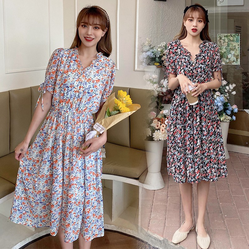 👗Đầm Nữ Dáng Chữ A Ôm Eo Phong Cách Hàn Quốc Thời Trang