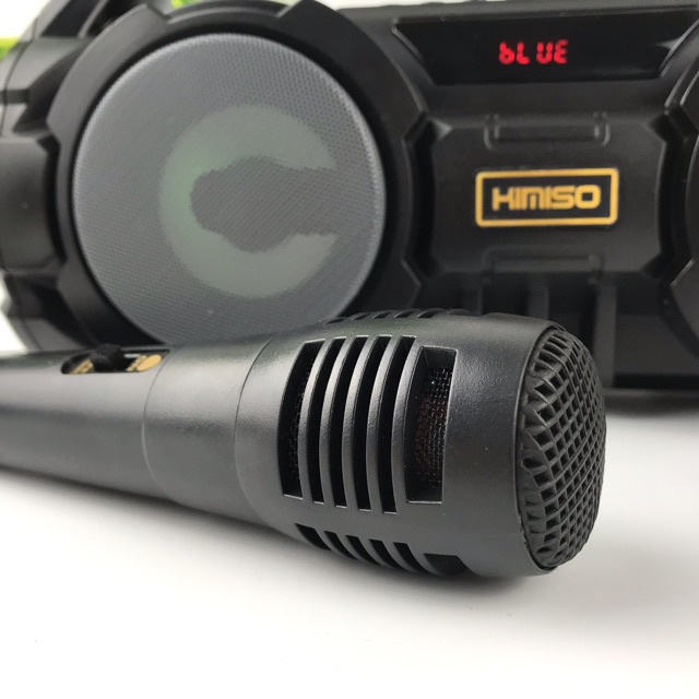 [Tặng Mic] Loa Bluetooth Kimiso S1 âm thanh cực sống động, hát Karaoke xách tay tiện dụng, tích hợp đàm FM