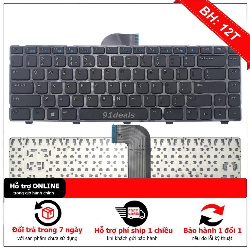 Bàn Phím Dành Cho Laptop Dell Inspiron 5435, 5437, 3437, 5523 - Hàng Nhập Khẩu