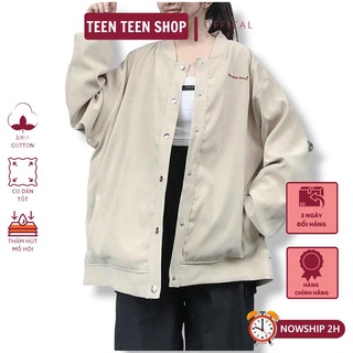 Áo Khoác Dù Bomber Cúc bấm Siêu Đẹp