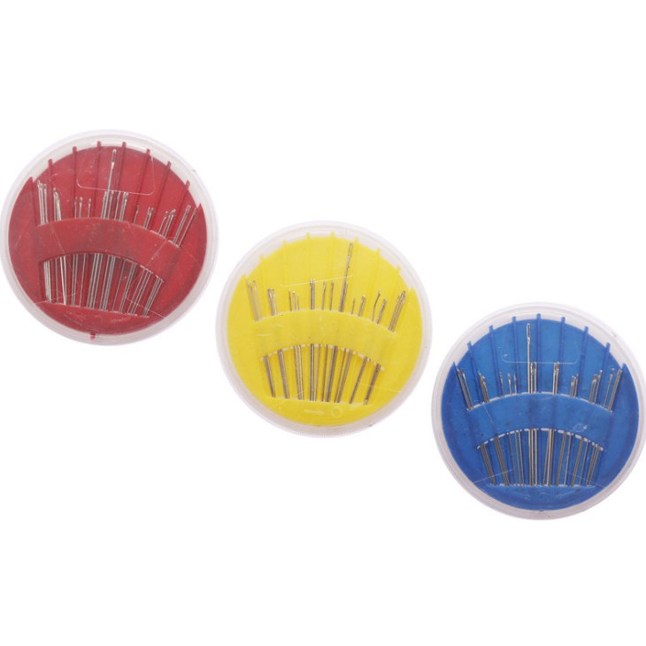 Set/Bộ 24 kim hỗ trợ may vá quần áo hai loại kom to và nhỏ tiện dụng.