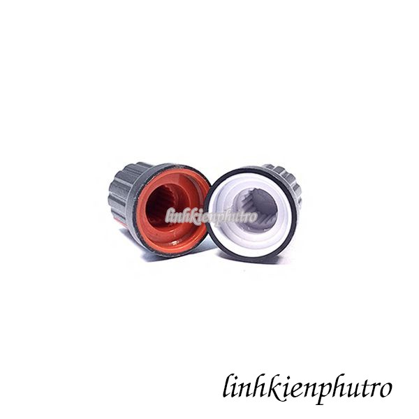 Combo 10 cái Núm Volume 6mm Trục Hoa - Phi 15mm