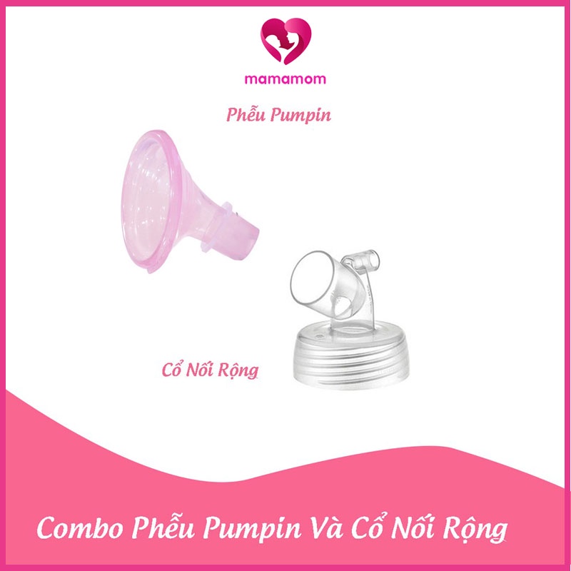 Phễu Hút Sữa Pumpinpal Silicon Cho Máy Hút Sữa Spectra , Cimilre, bộ phụ kiện maymom...